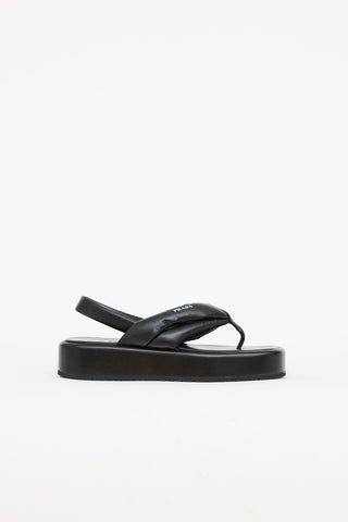 Prada Slingback Platform Sandal