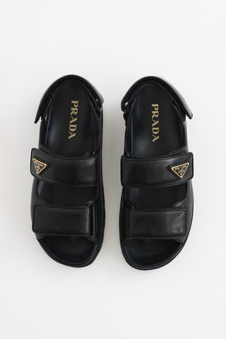 Prada Leather Padded Sandal