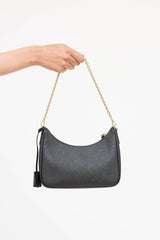 Prada Black Saffiano Leather Re-Edition 2005 Shoulder Bag
