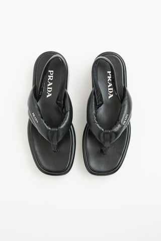 Prada Slingback Platform Sandal