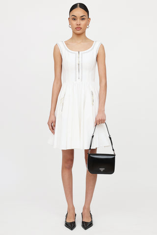 Prada Spazzolato Flap Bag