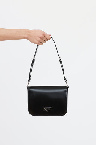 Prada Spazzolato Flap Bag