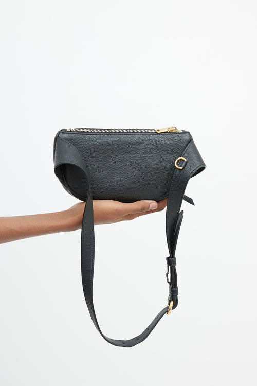 Prada Black Leather Vitello Belt Bag