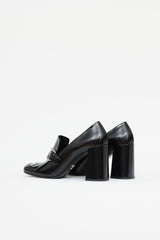 Prada Leather Wingtip Loafer Pump