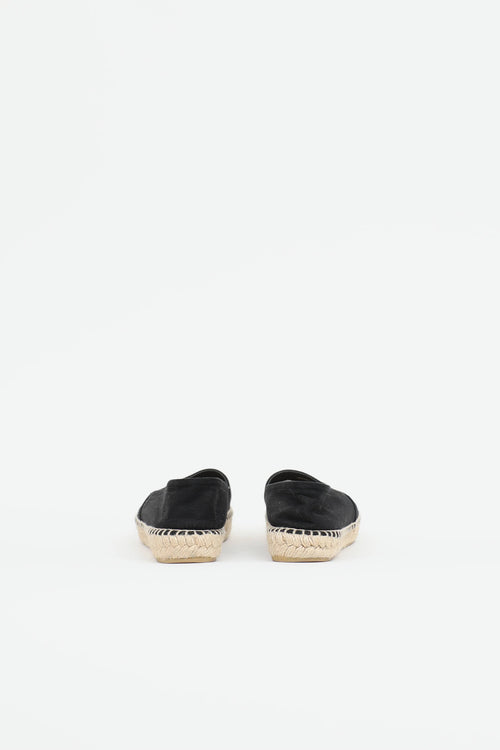 Prada Logo Espadrille Flat