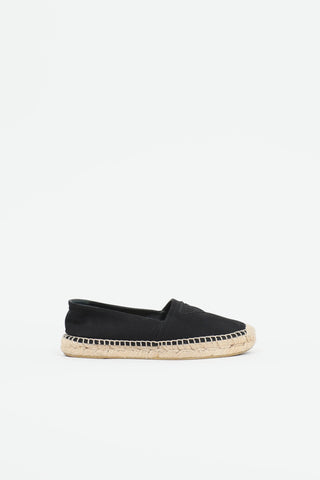 Prada Logo Espadrille Flat