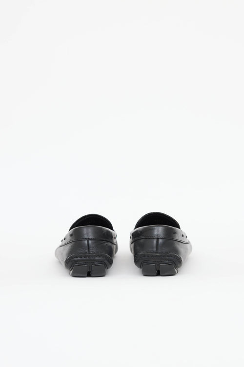 Prada Leather Logo Loafer