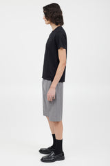 Prada Black Logo Patch T-Shirt