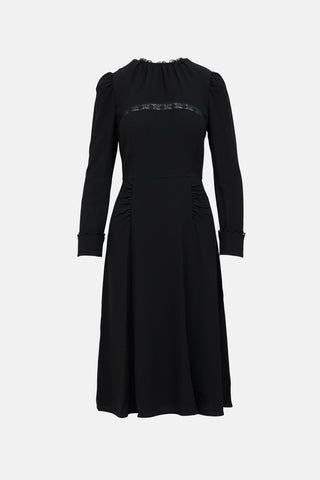 2016 Ruched Lace Dress