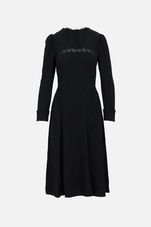 2016 Ruched Lace Dress