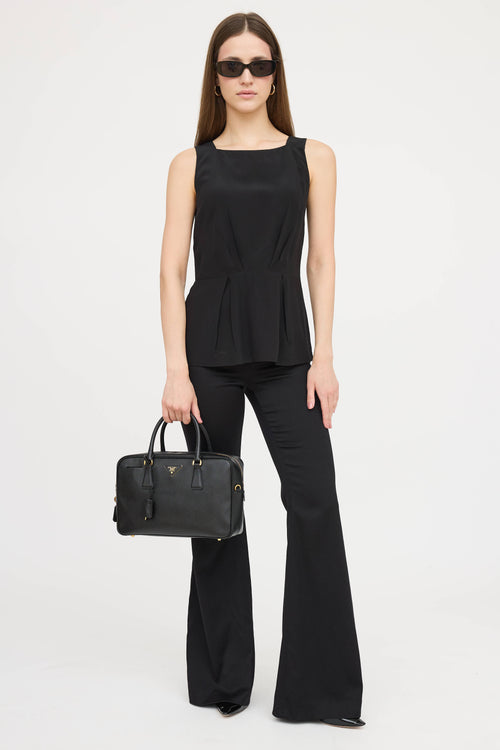 Prada Saffiano Lux Bauletto Bag