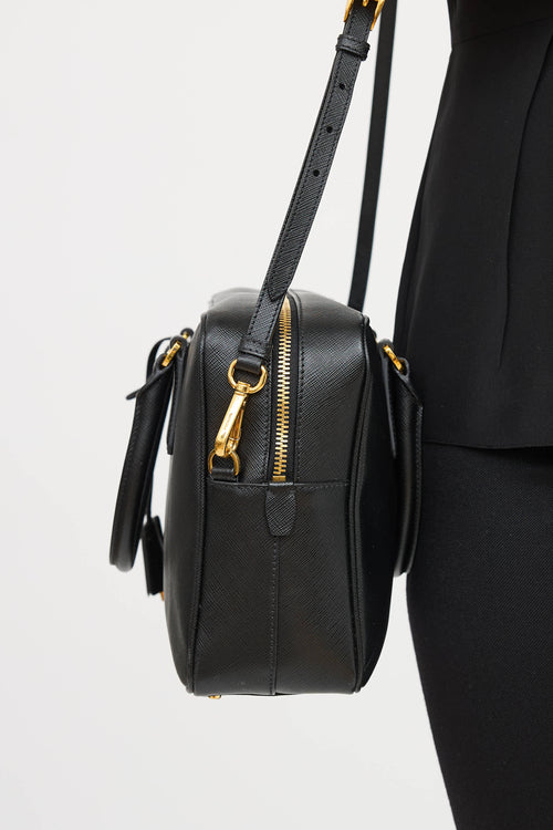 Prada Saffiano Lux Bauletto Bag