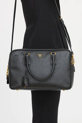Prada Saffiano Lux Bauletto Bag