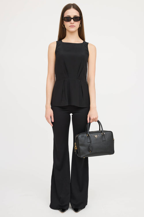 Prada Saffiano Lux Bauletto Bag