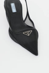 Prada Mesh Slingback Heel