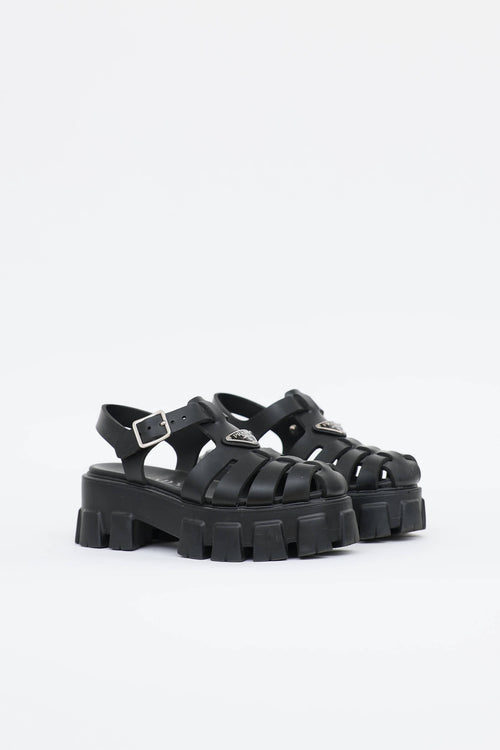Prada Monolith Fisherman Sandal