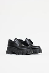 Prada Monolith Leather Oxford Loafer