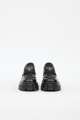 Prada Leather Monolith Platform Loafer