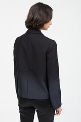 Prada Black & Navy Gradient Blazer