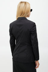 Prada Black Nylon Blazer