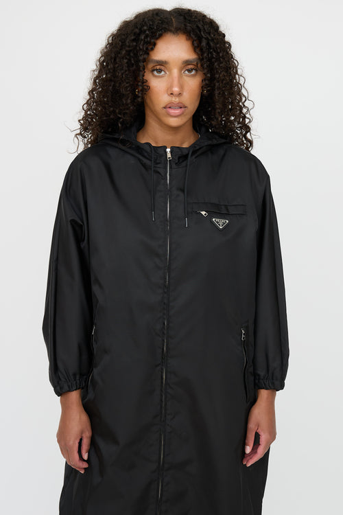 Prada 2020 Re-Nylon Zip Coat