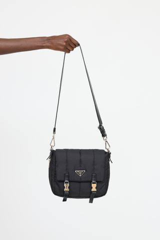 Prada Tessuto Bomber Messenger Bag