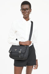 Prada Nylon Tessuto Messenger Bag