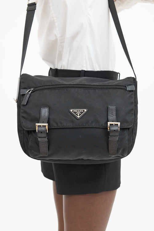 Prada Nylon Tessuto Messenger Bag