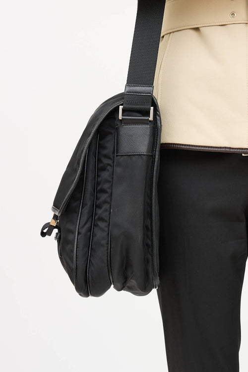 Prada Nylon Messenger Bag