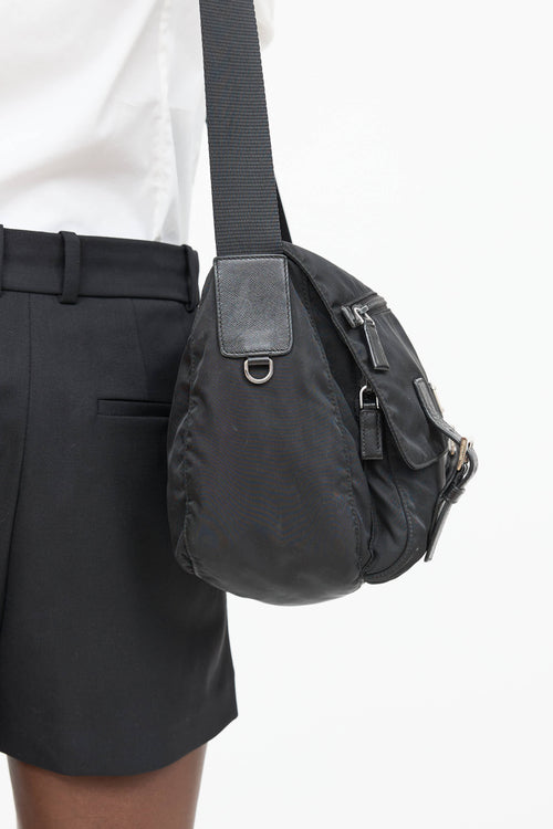 Prada Nylon Tessuto Messenger Bag