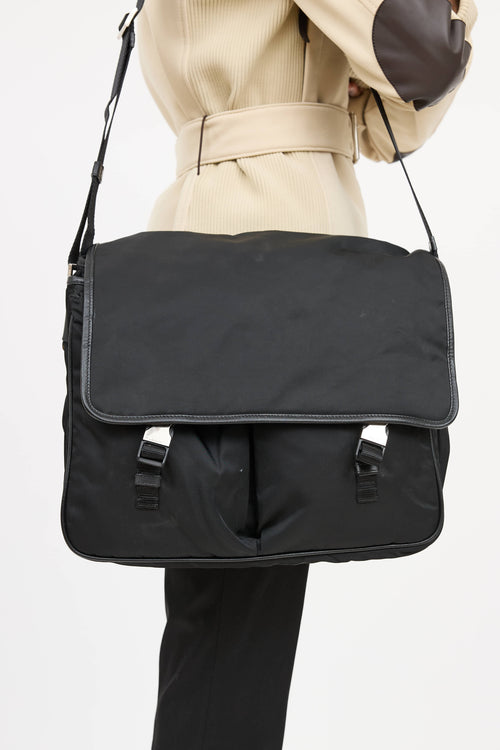 Prada Nylon Messenger Bag