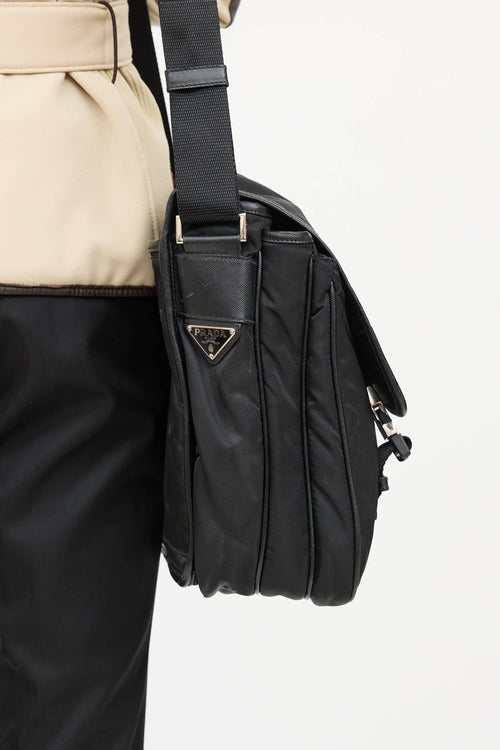 Prada Nylon Messenger Bag