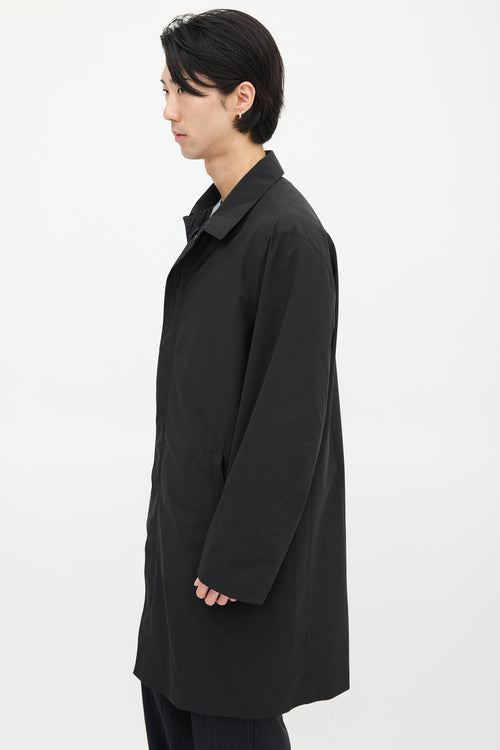 Prada Black Nylon Reversible Coat