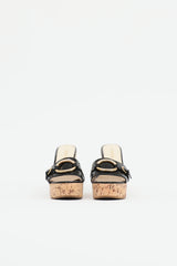 Prada Cork Platform Sandal