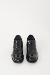 Prada Black Patent Leather Oxford