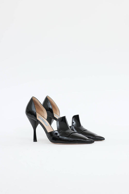 Patent Loafer Pump