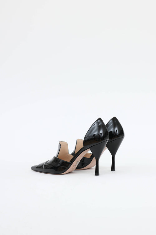 Patent Loafer Pump