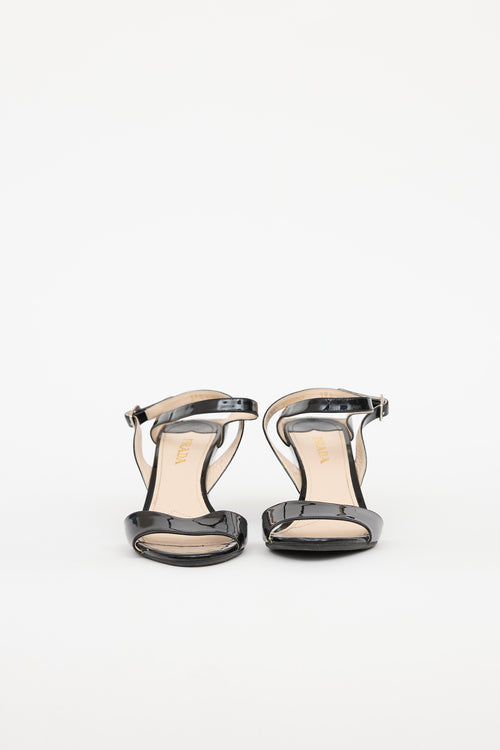 Prada Patent Leather Wedge