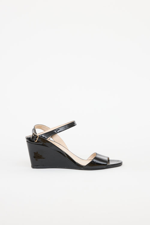 Prada Patent Leather Wedge