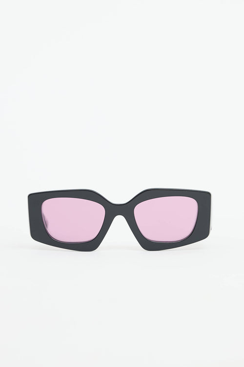 Prada SPR15Y Rectangle Sunglasses