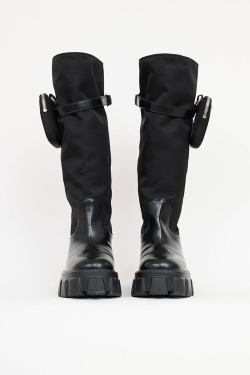 PradaMonolith Re-Nylon Tall Boot
