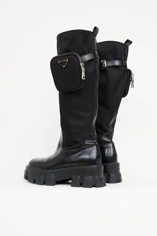 PradaMonolith Re-Nylon Tall Boot