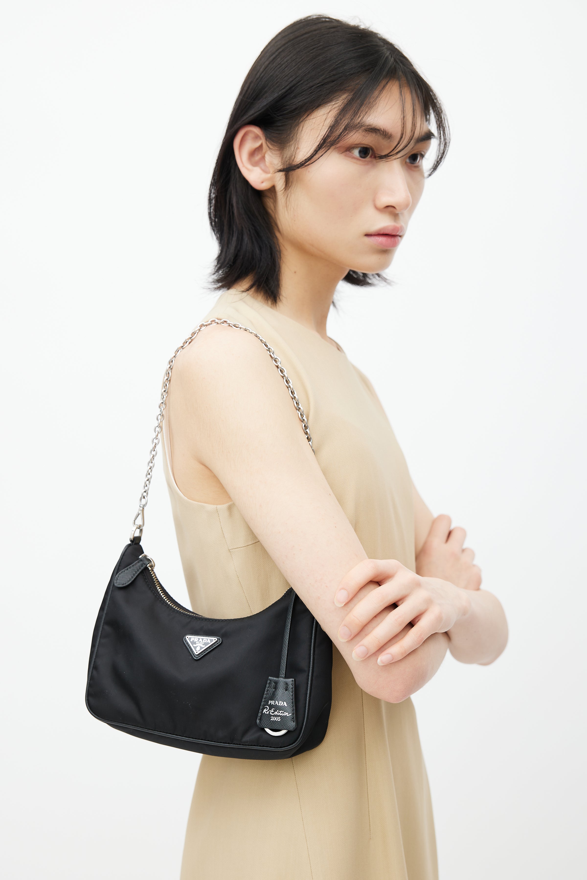 Prada // Black & Gold Saffiano Leather Flip Lock Shoulder Bag – VSP  Consignment
