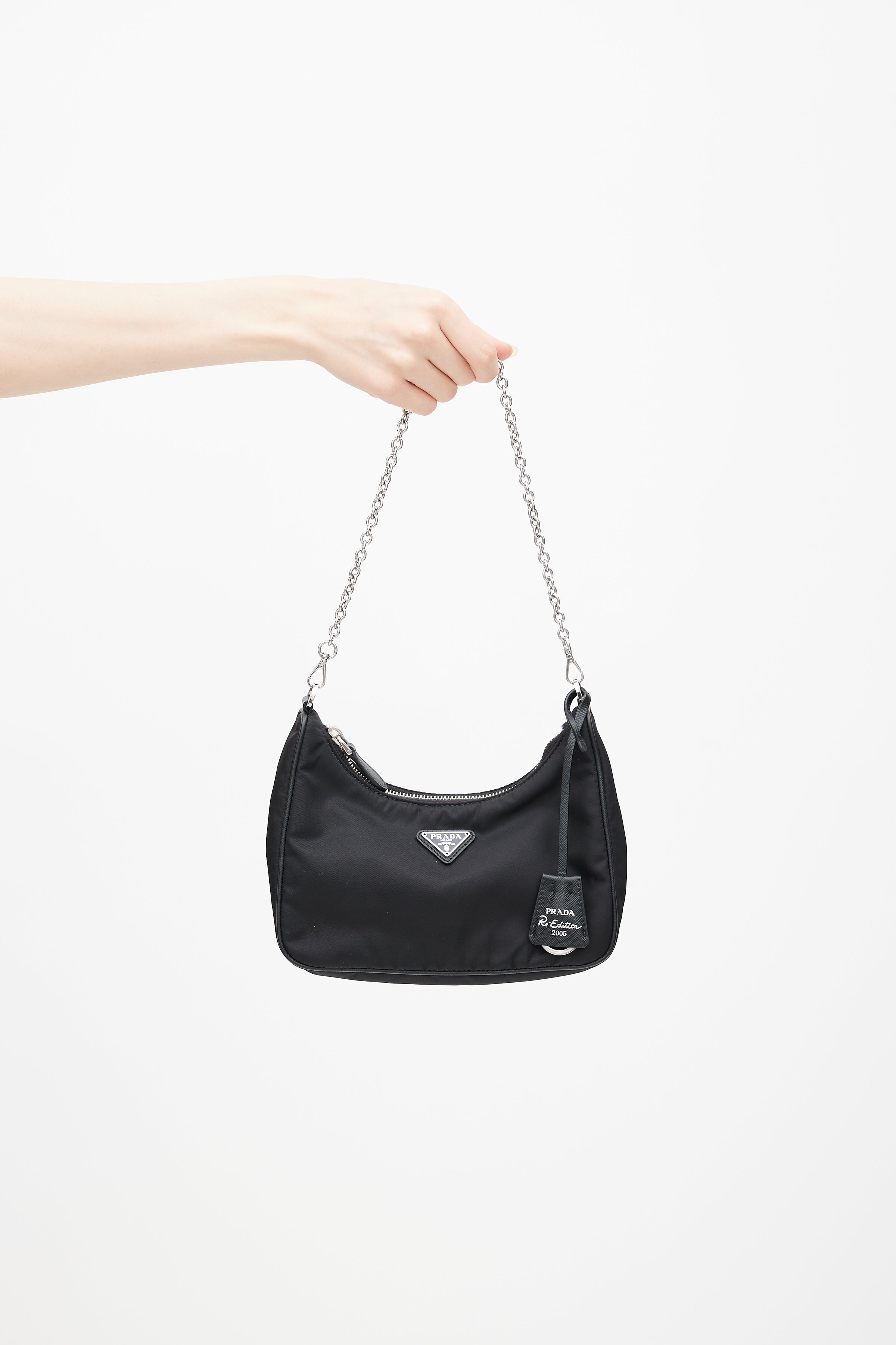 Prada // Blue Re-Edition 2000 Nylon Mini Bag – VSP Consignment
