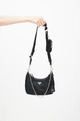 Prada Black Re-Edition 2005 Mini Shoulder Bag