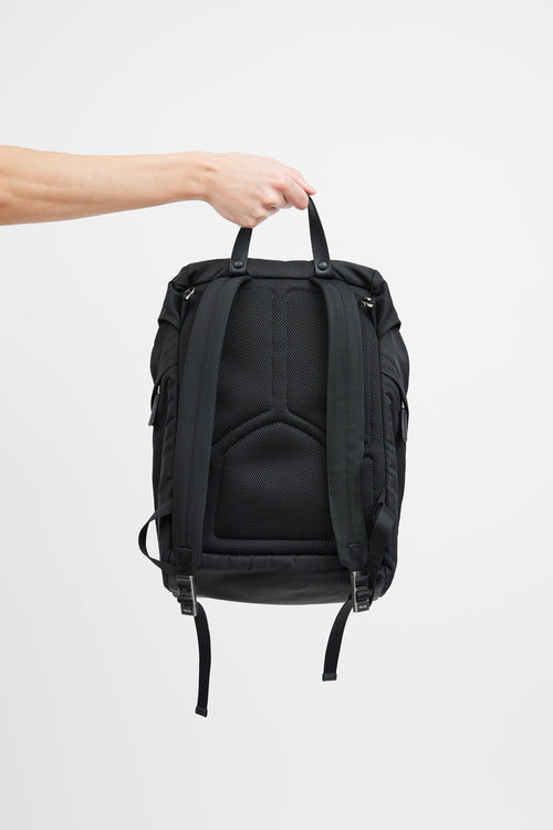 Prada Black Re-Nylon Tessuto Backpack