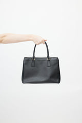 Prada Black Saffiano Leather Galleria Bag