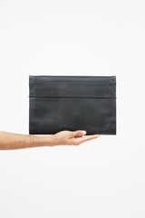 Prada Black Saffiano Leather Portfolio