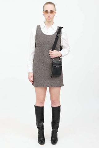 Prada Saffiano Leather Body Pouch