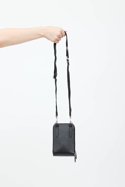 Prada Saffiano Leather Body Pouch